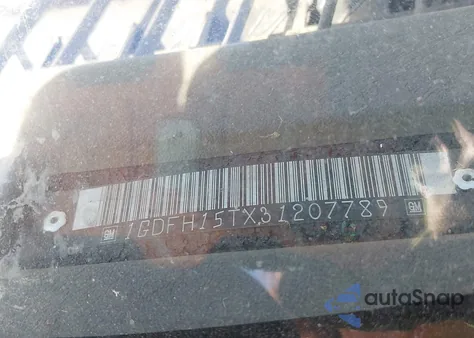 2003 GMC Savana Upfitter z USA, uszkodzony, nr VIN 1GDFH15TX31207789